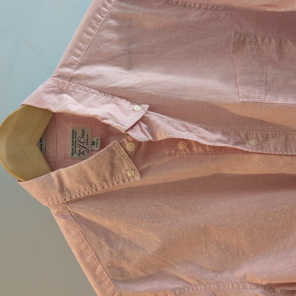 J. Crew Men's Medium Slim Untucked Stretch Long Sleeve Button Down Style #AM367J - Picture 5 of 16